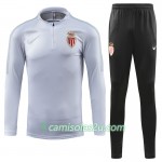 AS Monaco Sweat de Treino Conjunto Branco 2018/19 AS Monaco Sweat de Treino Conjunto Branco 2018/19